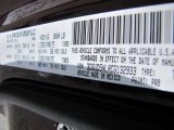 2012 Ram 2500 HD Color Code for Deep Molten Red Pearl - Color Code: PR8