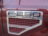 2010 Ford F250 Super Duty Lariat Crew Cab 4x4 Marks and Logos