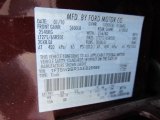 2010 F250 Super Duty Color Code for Royal Red Metallic - Color Code: UK
