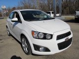 Summit White Chevrolet Sonic in 2012