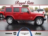 2011 Deep Cherry Red Jeep Wrangler Unlimited Sahara 4x4 #56230992