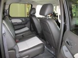 2012 GMC Sierra 1500 SLT Crew Cab 4x4 SLT rear seats in light titanium/ebony leather