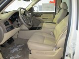 2012 GMC Yukon XL SLT SLT front seats in light tan leather