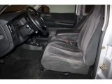 2001 Dodge Dakota Sport Club Cab 4x4 Dark Slate Gray Interior