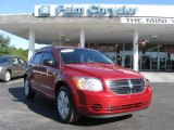 2007 Inferno Red Crystal Pearl Dodge Caliber SXT #544191