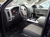 2012 Dodge Ram 1500 Big Horn Quad Cab 4x4 Dark Slate Gray/Medium Graystone Interior