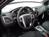 2012 Chrysler 200 Touring Sedan Black Interior