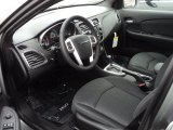 2012 Chrysler 200 Touring Sedan Black Interior