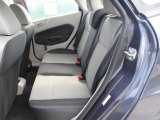 2012 Ford Fiesta S Sedan Rear seat in Light Stone/Charcoal Black