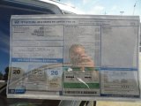 2012 Hyundai Santa Fe Limited V6 Window Sticker
