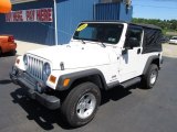 Stone White Jeep Wrangler in 2006