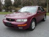 1995 Ruby Red Pearl Nissan Maxima GXE #5608124