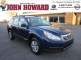 2010 Azurite Blue Pearl Subaru Outback 2.5i Wagon #56275533