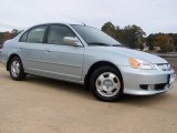 2003 Opal Silver Blue Metallic Honda Civic Hybrid Sedan #56275520