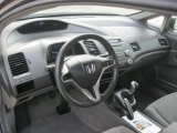 2009 Honda Civic LX Sedan Gray Interior