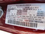 2007 MX-5 Miata Color Code for Copper Red Mica - Color Code: 32V