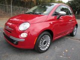 2012 Rosso Brillante (Red) Fiat 500 c cabrio Lounge #56275807