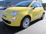 2012 Giallo (Yellow) Fiat 500 Lounge #56275771