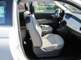 2012 Fiat 500 c cabrio Lounge Tessuto Avorio-Nero/Nero (Ivory-Black/Black) Interior
