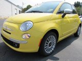 2012 Giallo (Yellow) Fiat 500 Lounge #56275761