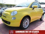 2012 Giallo (Yellow) Fiat 500 Pop #56275748