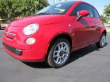 2012 Rosso (Red) Fiat 500 Pop #56275743