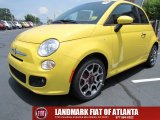 2012 Giallo (Yellow) Fiat 500 Sport #56275724