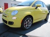 2012 Giallo (Yellow) Fiat 500 Sport #56275723