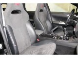 2008 Subaru Impreza WRX STi Carbon Black/Graphite Gray Alcantara Interior