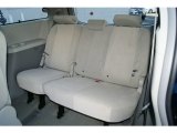 2012 Toyota Sienna LE AWD 3rd row bench seat in bisque