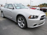 Bright Silver Metallic Dodge Charger in 2012