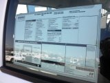2012 GMC Sierra 3500HD Regular Cab Chassis Window Sticker
