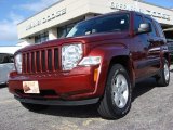 2009 Red Rock Crystal Pearl Jeep Liberty Sport #56348488