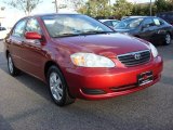 2006 Impulse Red Pearl Toyota Corolla LE #56348454