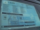 2012 Mercedes-Benz E 350 Cabriolet Window Sticker