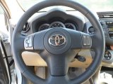 2011 Toyota RAV4 Limited Limited Black Leather Wrapped Steering Wheel