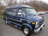 1995 Indigo Blue Metallic Chevrolet Chevy Van G20 Passenger Conversion #56348619