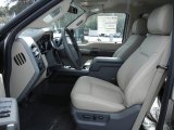 2012 Ford F350 Super Duty Lariat Crew Cab 4x4 Chassis Adobe Interior
