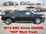 2012 Onyx Black GMC Sierra 3500HD Crew Cab 4x4 Dually #56398440