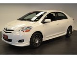 2007 Polar White Toyota Yaris Sedan #56398382