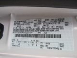 2012 E Series Van Color Code for Oxford White - Color Code: YZ