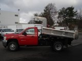 2012 Victory Red Chevrolet Silverado 3500HD WT Regular Cab 4x4 Dump Truck #56397692