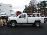 2012 Summit White Chevrolet Silverado 3500HD WT Regular Cab 4x4 Plow Truck #56397691