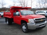 2012 Chevrolet Silverado 3500HD WT Regular Cab 4x4 Dump Truck Front 3/4 View