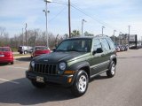 2007 Jeep Green Metallic Jeep Liberty Sport #5608420