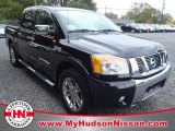 2012 Galaxy Black Nissan Titan SL Heavy Metal Chrome Edition Crew Cab #56397548