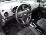 2012 Chevrolet Sonic LTZ Hatch Jet Black/Dark Titanium Interior