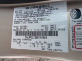 2008 Fusion Color Code for Dune Pearl Metallic - Color Code: ND