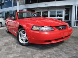 2004 Torch Red Ford Mustang V6 Convertible #56451480
