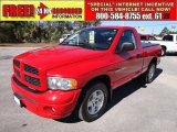 2005 Flame Red Dodge Ram 1500 SLT Regular Cab #56451733